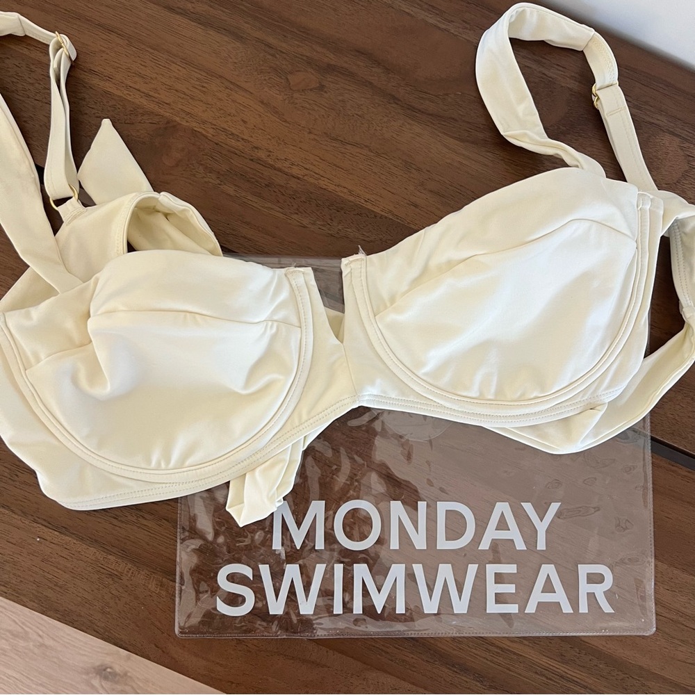 Monday Swimwear Clovelly Top Ivory - size VV - Picture 4 of 7